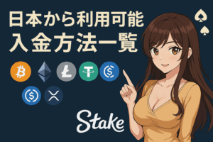 日本から利用可能な入金方法一覧